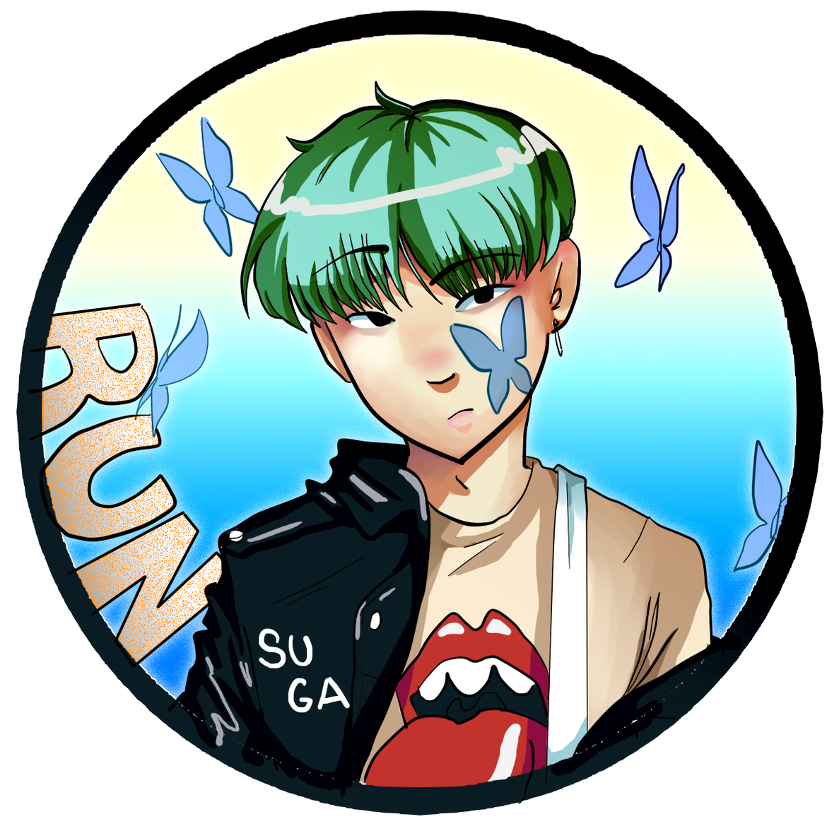 Shikicraig On Twitter Png Min Yoongi Kpop Bts Pictures - Cartoon (1200x1189), Png Download