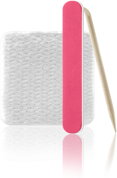 Gel Nail Buffer, Manicure Stick & Wipes - Sensationail Gel Nail Buffer Pink (700x700), Png Download
