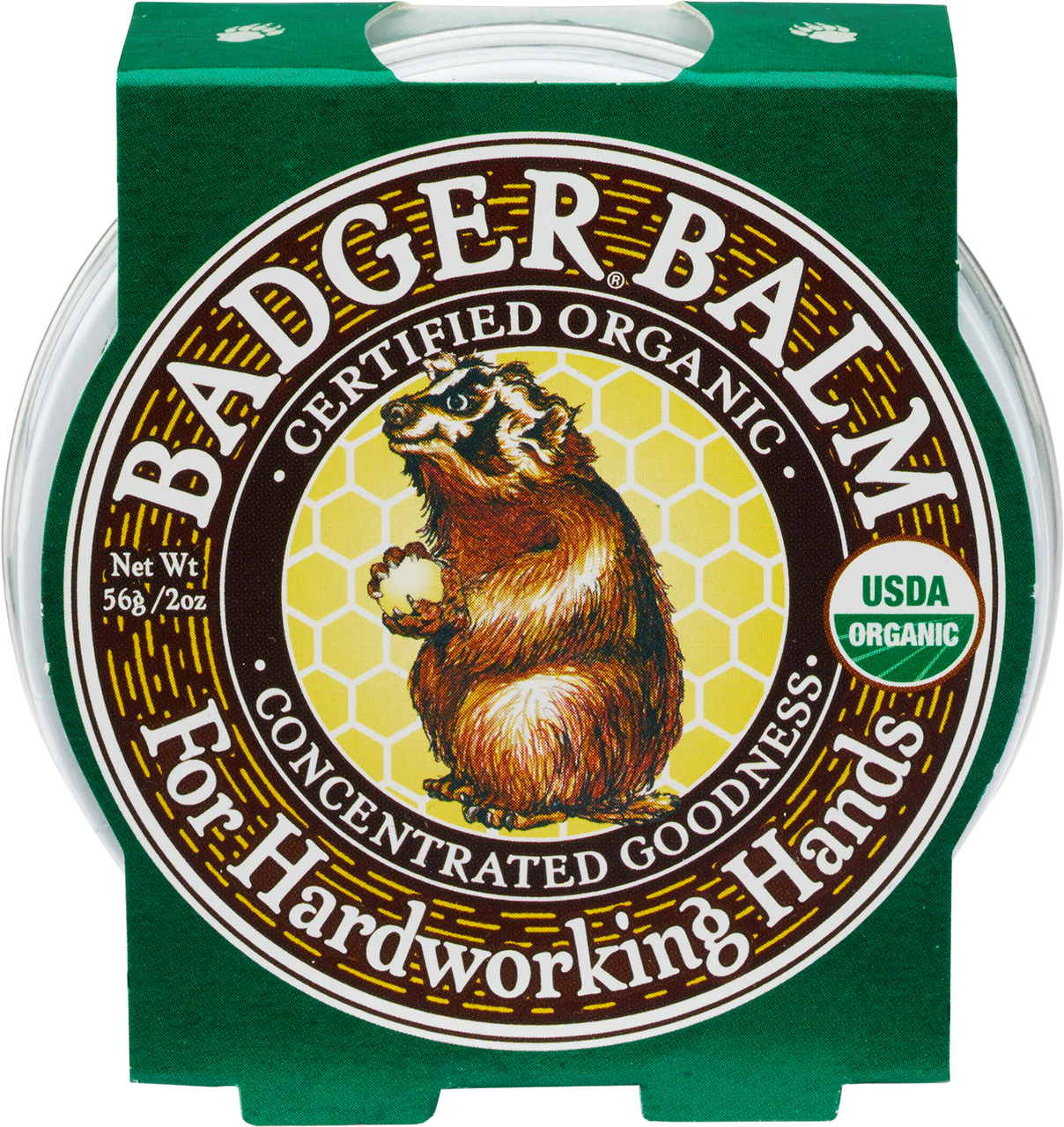 Badger Balm Healing Balm For Hardworking Hands - Balsam (1208x1280), Png Download