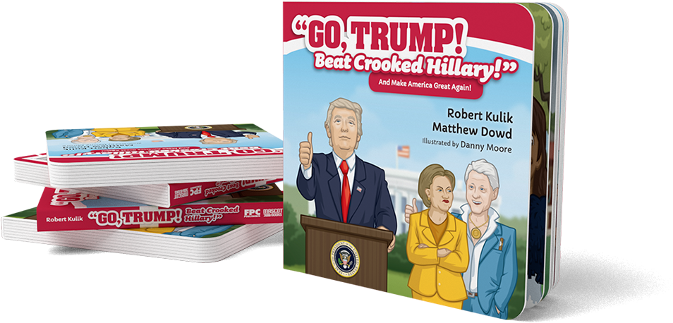 Go Trump Cover - Kids Books About Trump (989x459), Png Download