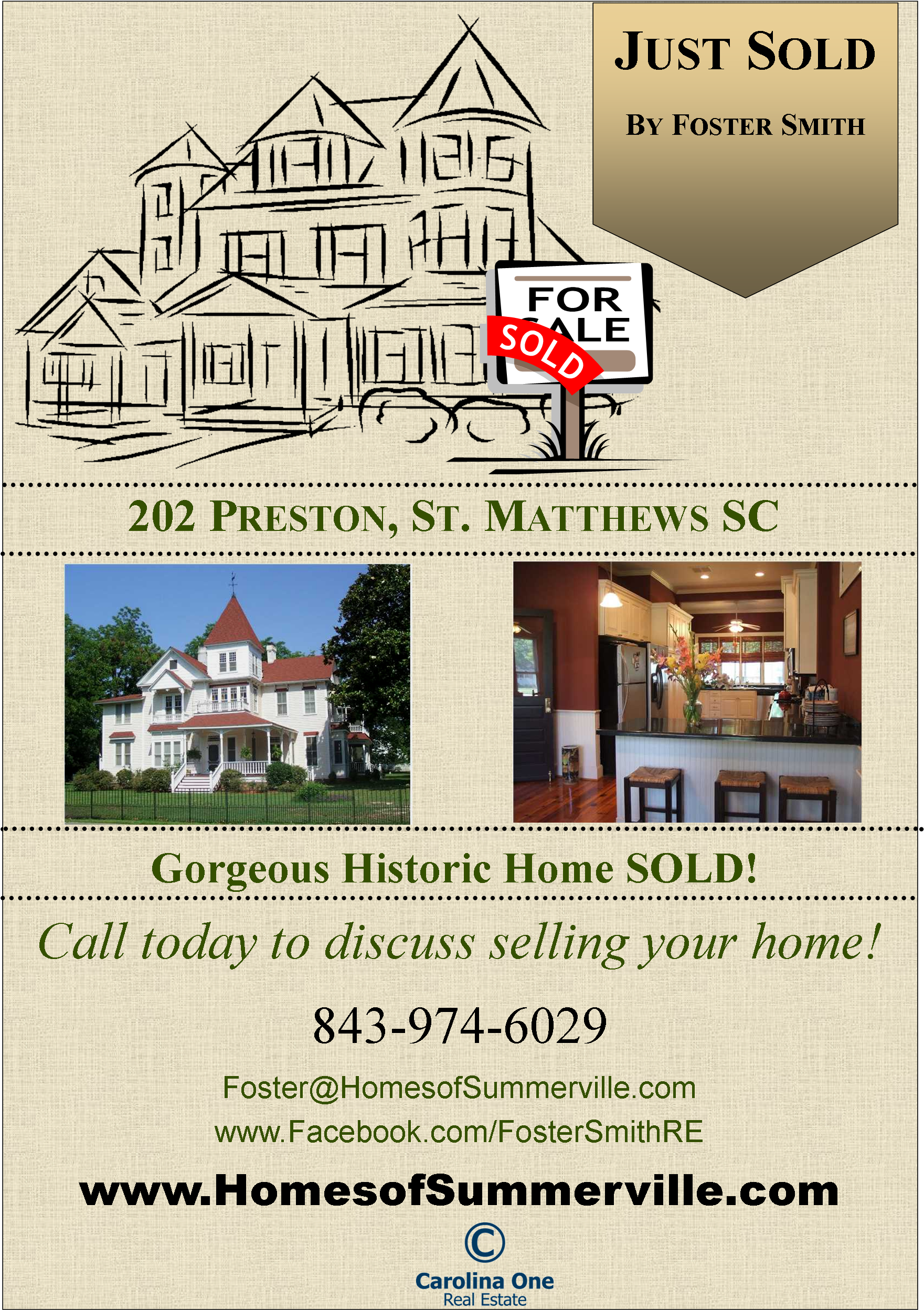 202 Preston - Sold Sign (1771x2496), Png Download