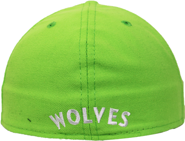 Minnesota Timberwolves Green Global Icon Fitted Hat - Baseball Cap (500x667), Png Download