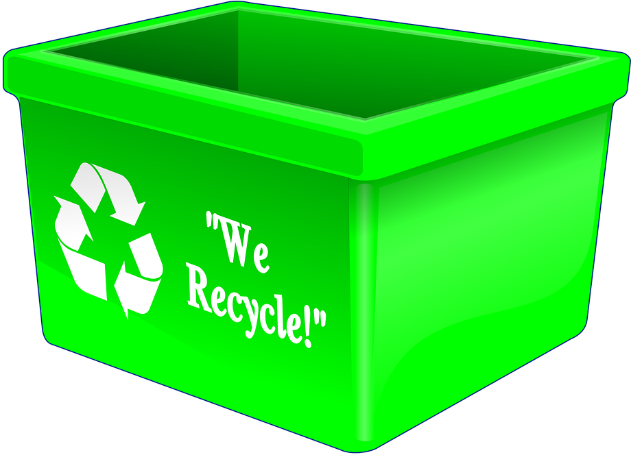 Recycling Bin Simple Icons Png - Rubbish And Recycling (960x666), Png Download