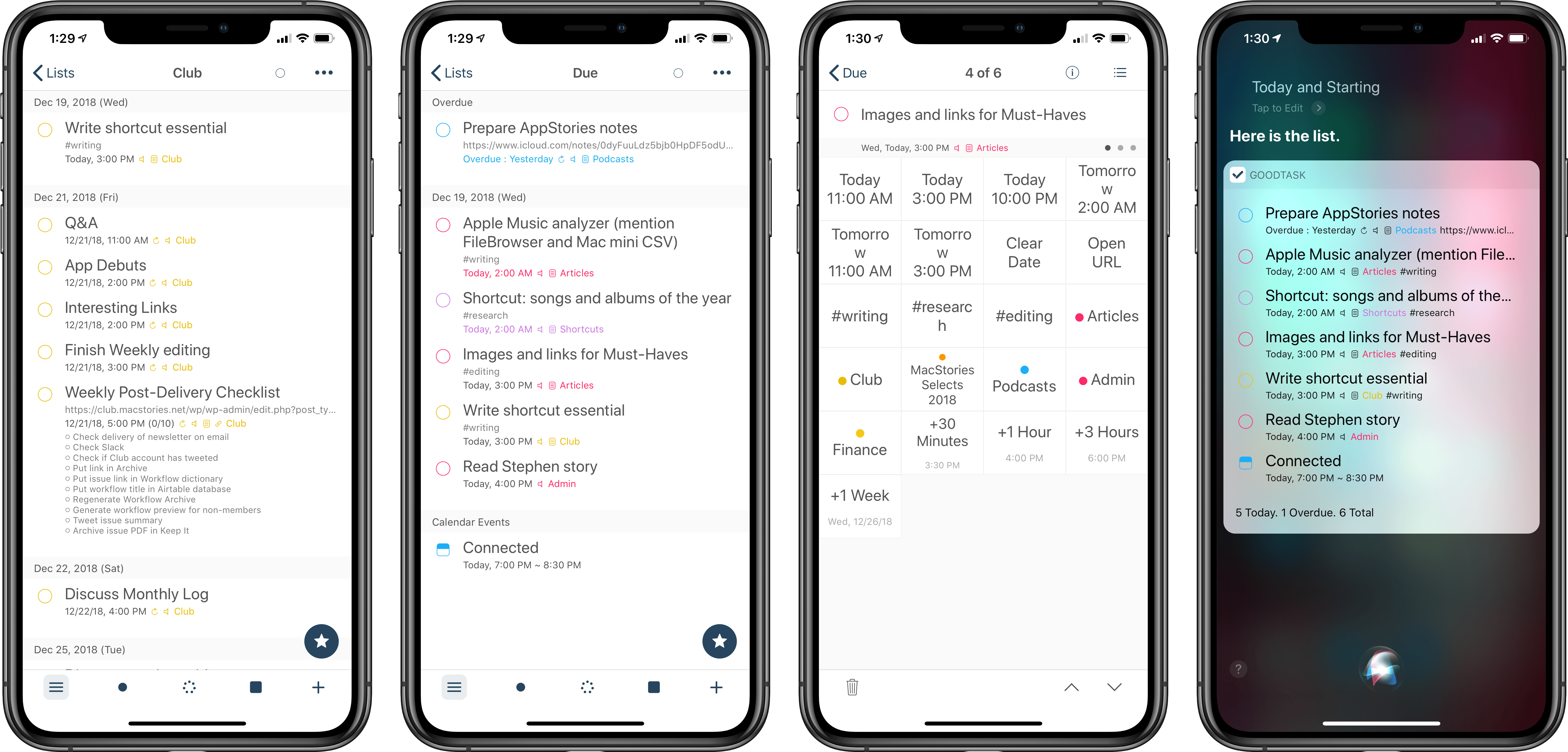 Goodtask's Smart Lists Can Also Be Configured As Siri - Iphone (5952x2867), Png Download