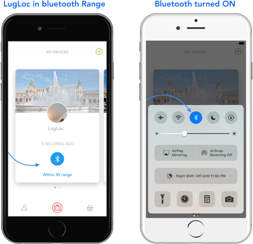 The Location Of Your Lugloc Will Be Updated In The - Iphone (1024x857), Png Download