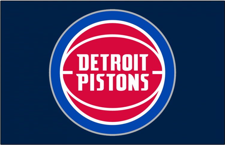 Detroit Pistons Logos Iron On Stickers And Peel-off - Circle (750x930), Png Download