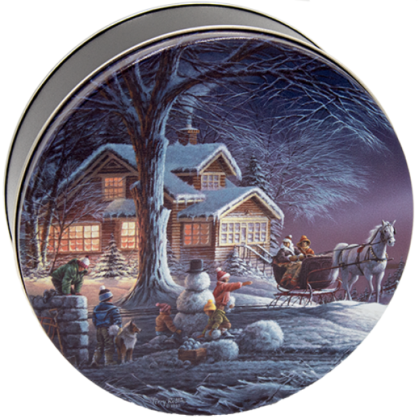 Christmas Winter Wonderland Scenes (600x600), Png Download