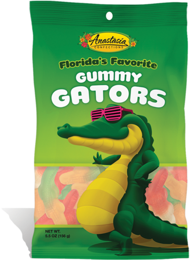 Gummy Gators, Hanging Bag - Gummy Gators (1024x547), Png Download
