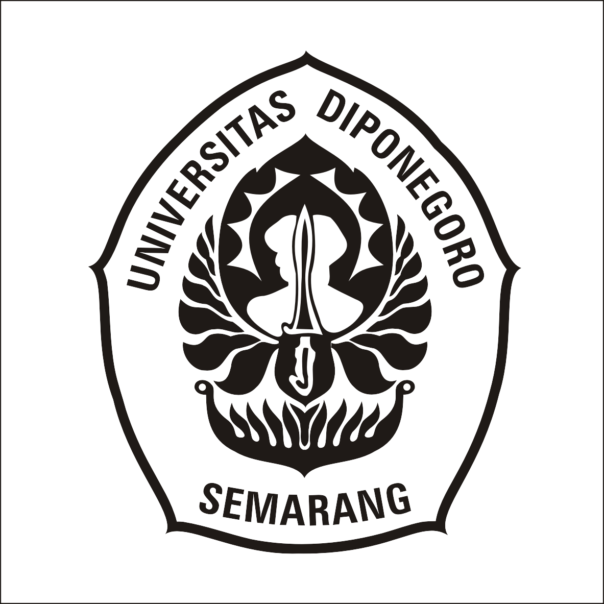 White Twitter Logo Png - Diponegoro University (1183x1183), Png Download
