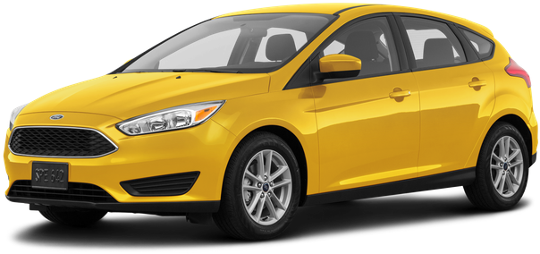 2018 Ford Focus St Hatchback - Hyundai Accent Yellow Sedan 2016 (800x400), Png Download