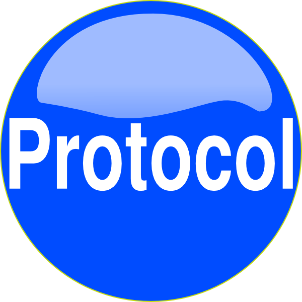 Blue Button Protocol Svg Clip Arts 600 X 600 Px (600x600), Png Download