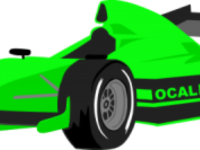 Race Car Clipart Green - Formula One Car Clipart (640x480), Png Download