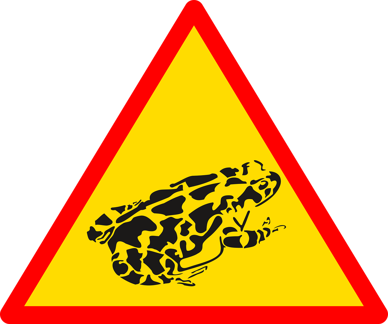 Sign,road,road Sign,traffic,road Signs,signpost,warning, - Sign (1280x1071), Png Download