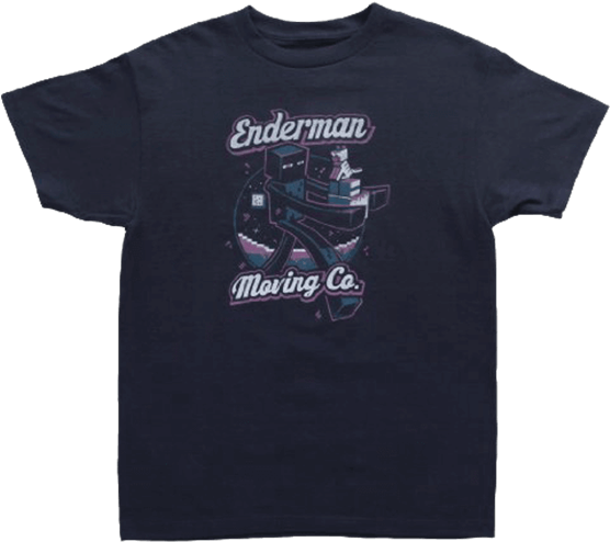 Mens Premium Enderman Moving Company T Shirt - Mr Wolf T Shirt (555x555), Png Download