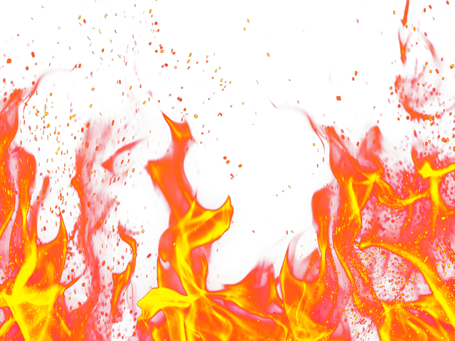 Fire Flames Png Transparent Images - Flames Clipart (640x480), Png Download