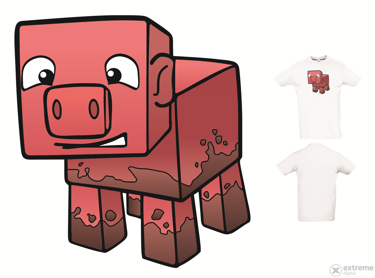 Xbox One S 500 Gb Minecraft Játékkonzol Ajándék Pólóval - Cartoon (1280x1280), Png Download