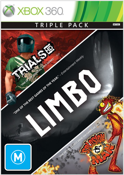 Limbo, Trials Hd, Splosion Man - Pc Game (600x600), Png Download