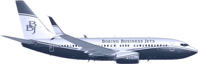 Vip Airliners - Boeing Business Jet (800x496), Png Download