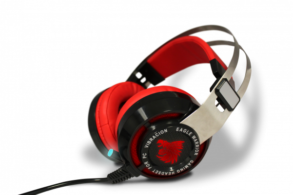 Audifonos Gaming Eagle Warrior Mic Raven - Eagle Warrior Raven Png (600x600), Png Download