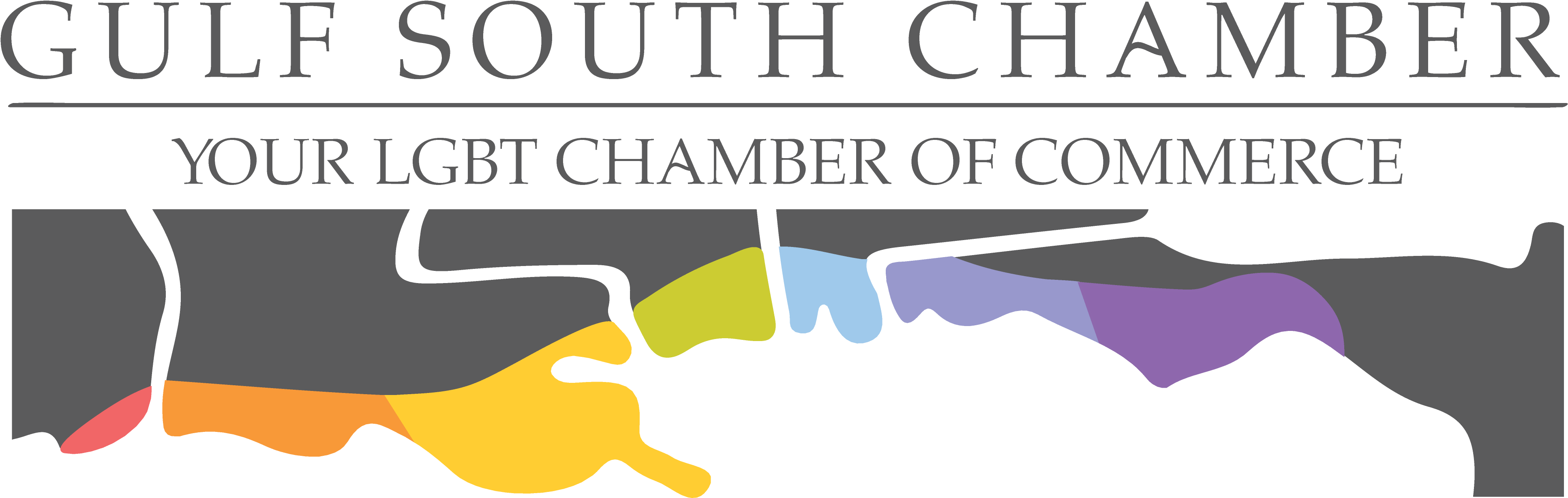 Gulf South Chamber - Graphic Design (3989x1390), Png Download