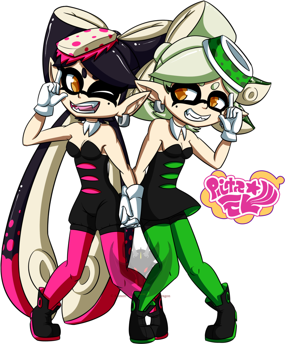 Pin By Mariofan64 On Squid Sisters - Splatoon Squid Sisters Shirt (1024x1217), Png Download