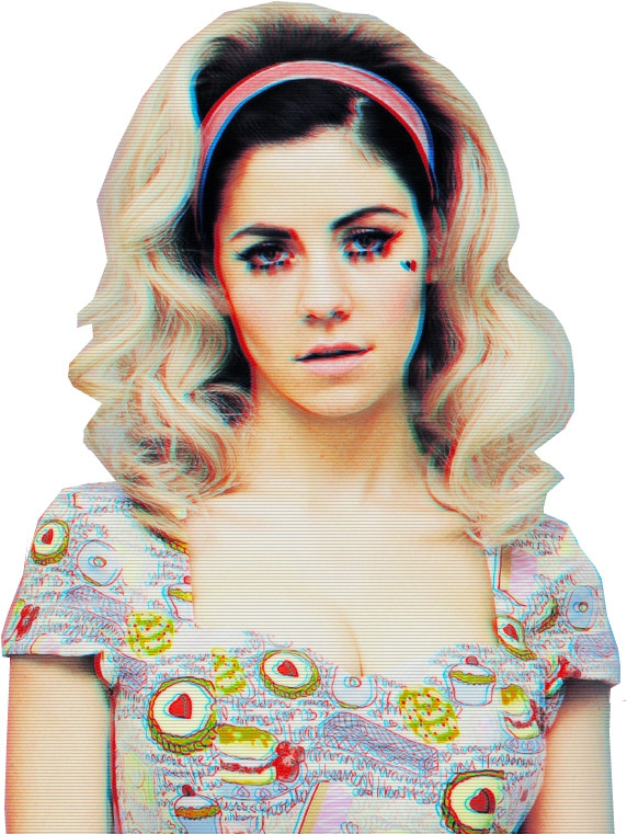 #marina And The Diamonds - Marina And The Diamonds Lana Del Rey Florence (653x853), Png Download
