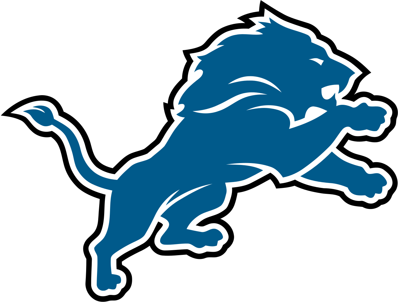 Nfl Detroit Lions Logo (1280x974), Png Download
