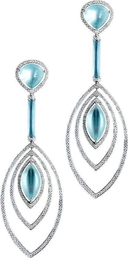 Silver Surfer - Earrings (972x972), Png Download