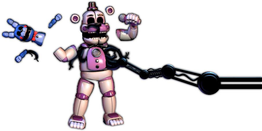 Mcfarlane Fnaf Sister Location (1024x576), Png Download