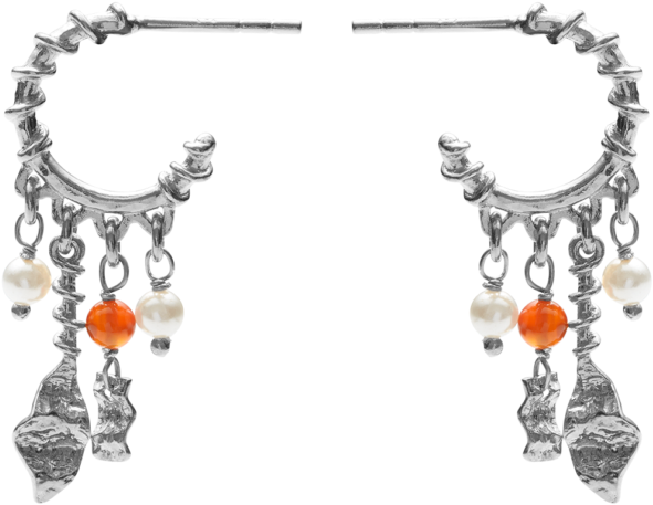 Viola Earrings - Maanesten Øreringe (610x610), Png Download
