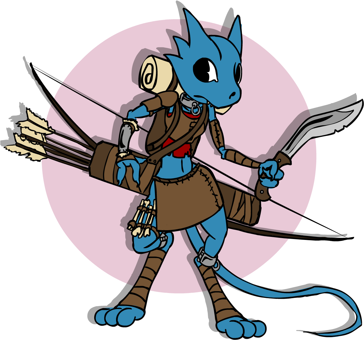Kobold Explorer - Cartoon (1200x1200), Png Download