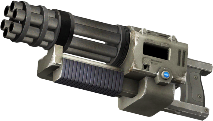 X-mini Gun - Assault Rifle (1000x500), Png Download