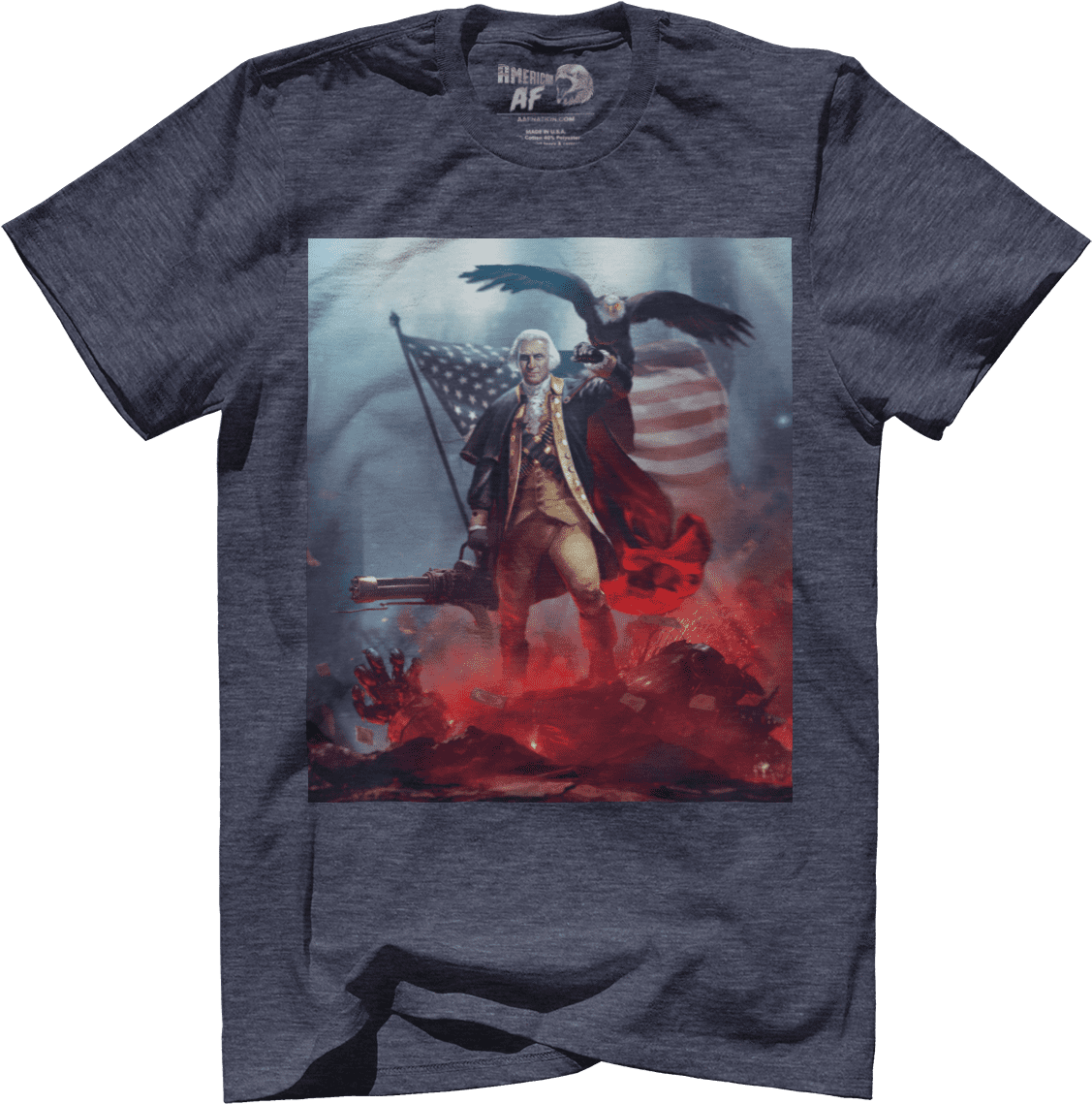George Warshington - George Washington Eagle Machine Gun (1200x1200), Png Download