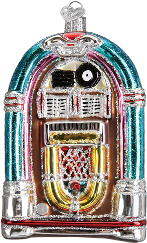 Jukebox Rock N Roll Merck Old World Christmas Ornament (516x516), Png Download