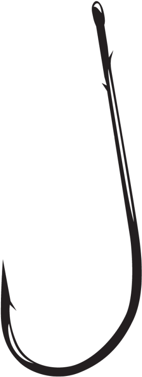 Fish Hook Png - Line Art (800x800), Png Download