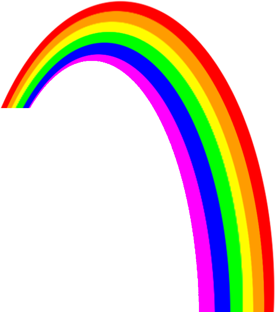 Rainbow Png Transparent Background (1000x1000), Png Download