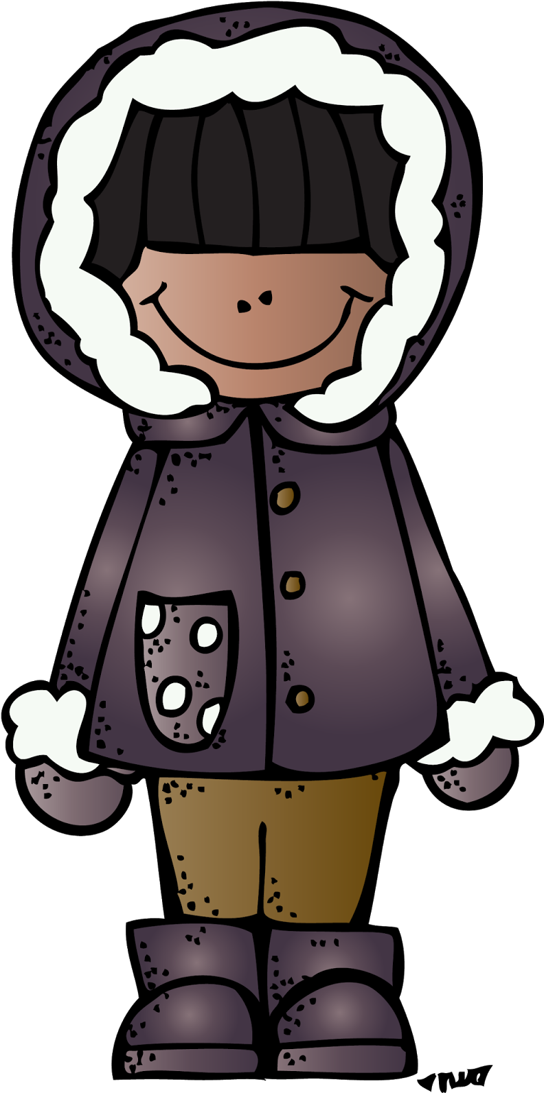 Cold Clipart January - Melonheadz Winter (816x1600), Png Download