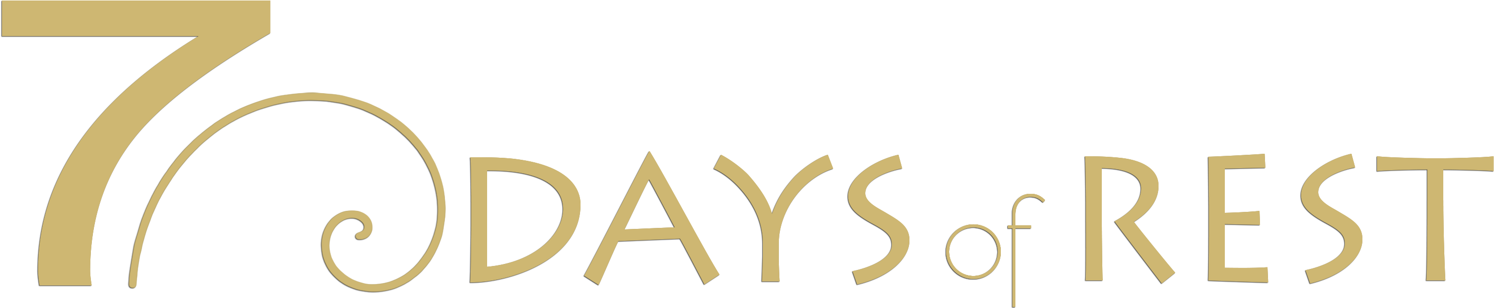7 Days Of Rest Final Logo - Brewster Dwpq2101 19-1/2" X 17-1/4" - Begin Again Quote (3360x921), Png Download