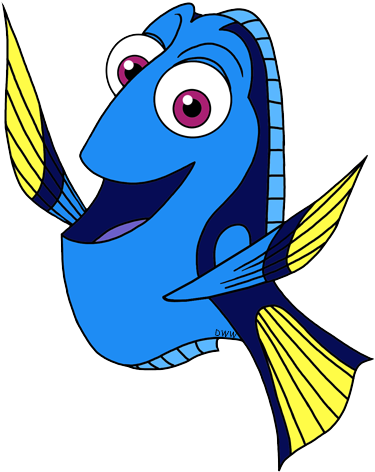 Clip Art Disney Galore - Disegni Di Alla Ricerca Di Dory (375x472), Png Download