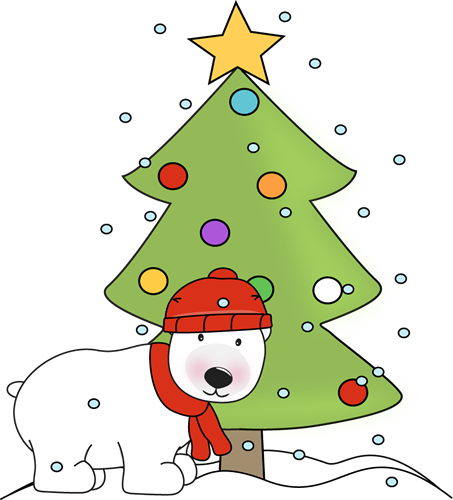 Download Christmas Tree Carolers Singing Stock Illustration - Penguin And Polar Bear Clipart (453x500), Png Download