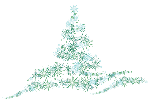 Modern Christmas Tree Png - Christmas Tree Png Transparent (502x341), Png Download