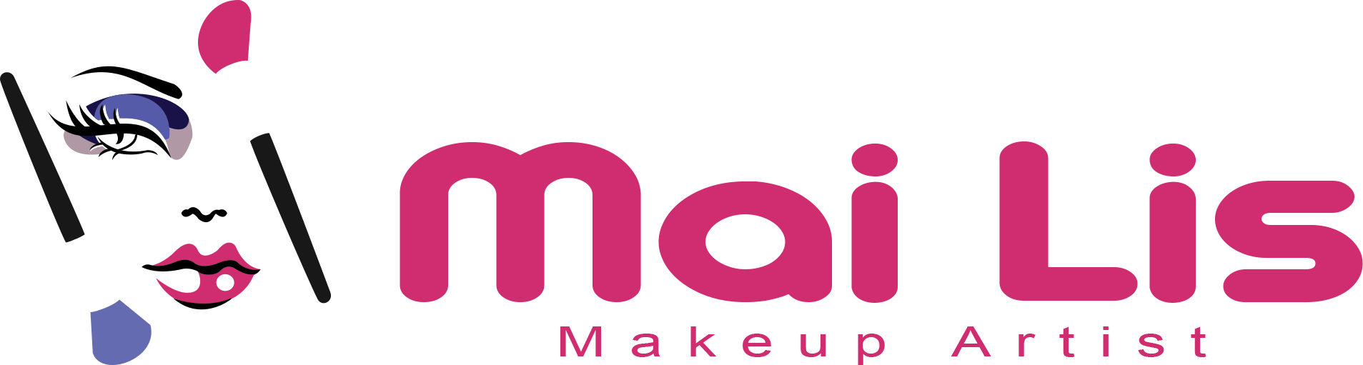Makeup By Mai Lis - Makeup Artist Logo Png (1907x511), Png Download