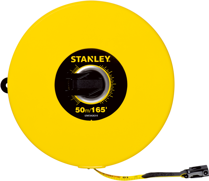 Stanley Fiberglass Long Tape Measure - Stanley 50m Tape Measure (800x742), Png Download