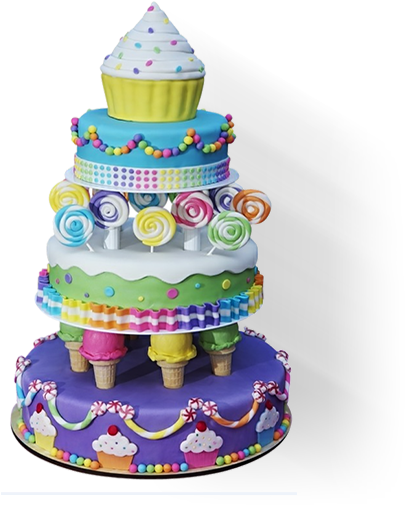 Louis Vuitton Bag - Candy Themed Wedding Cake (460x565), Png Download