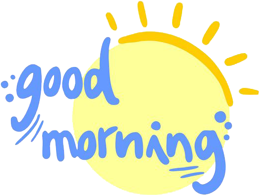 Good Morning Png Image - Good Morning Transparent Background (564x423), Png Download