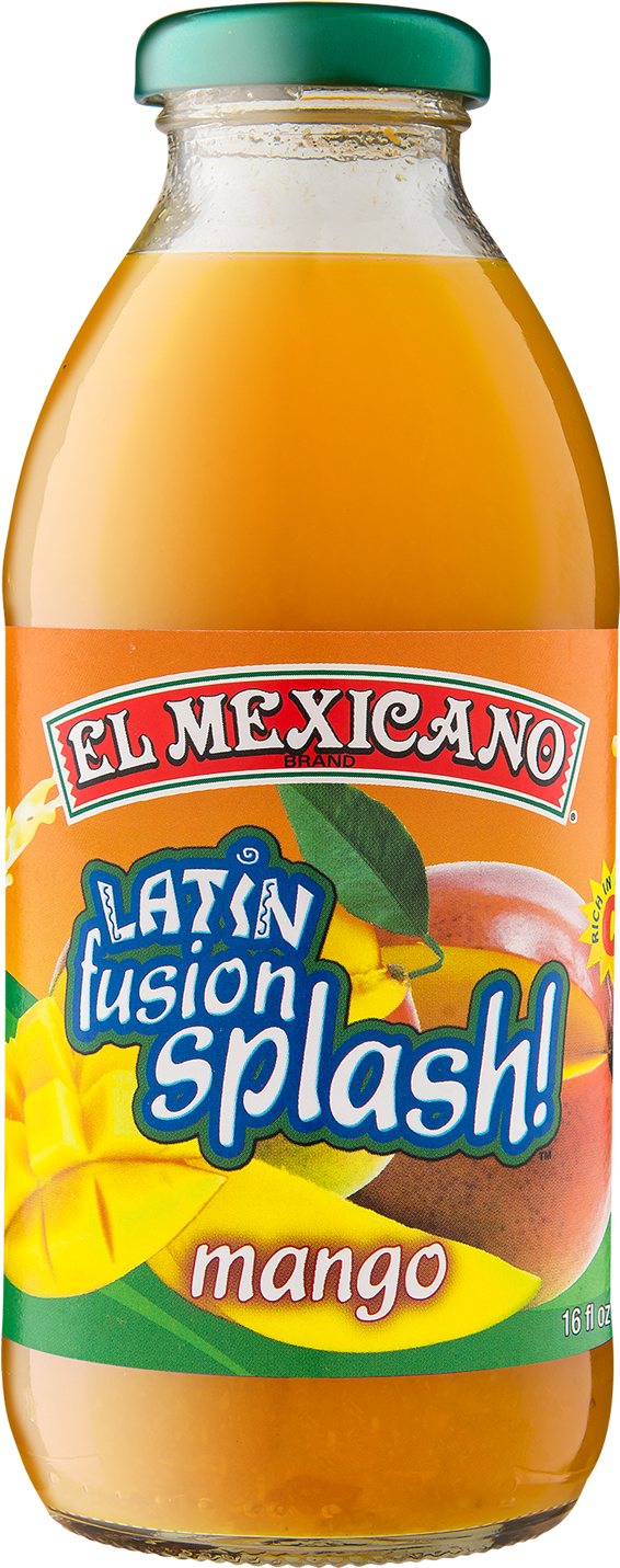 El Mexicano Mango Juice - El Mexicano Latin Fusion Splash Fruit Drink, Orange (1600x2000), Png Download