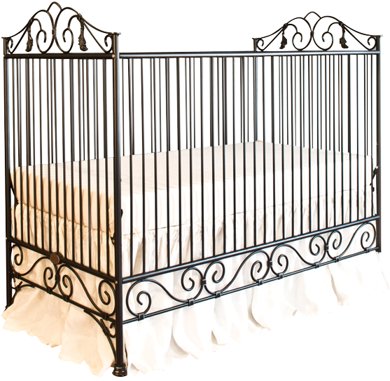 Casablanca Crib Distressed Black - Casablanca Crib Bratt Decor (600x600), Png Download