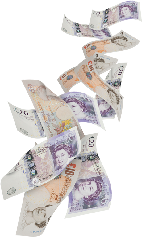 Claim Your Cash Back - English Pound Notes Currency Journal: 150 Page Lined (568x847), Png Download