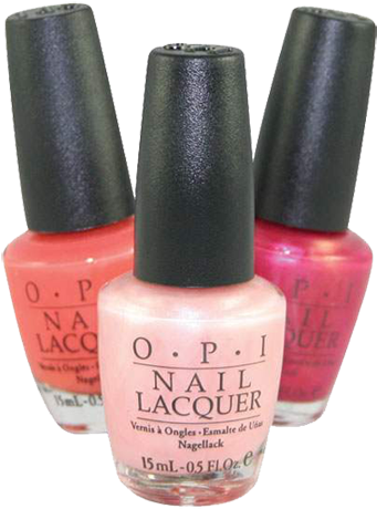 Opi Nail Salon Colors - Opi Nail Polish Png (450x487), Png Download