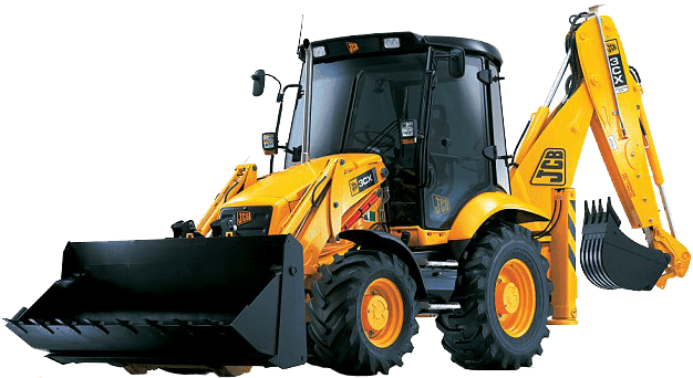 Caterpillar Mini Digger - Jcb 3cx (626x342), Png Download